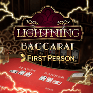 First Person Lightning Baccarat – Evolution