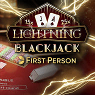 First Person Lightning Blackjack – Evolution